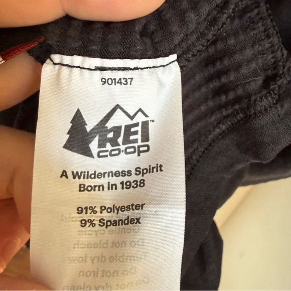 REI Co Op Polartec Black Half-Zip Pullover Base Layer Long Sleeve Zip Pocket XL - Picture 7 of 10